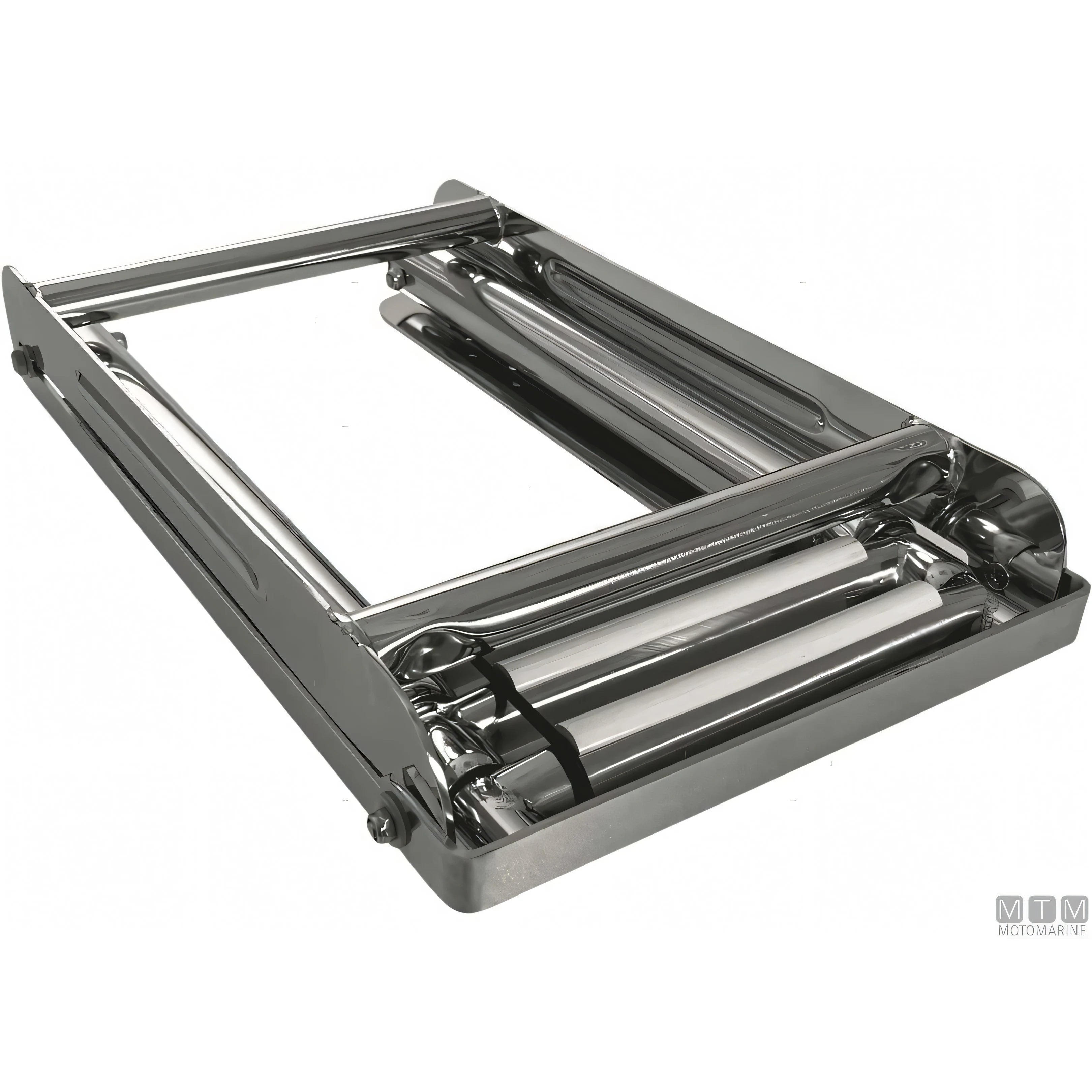 Motomarine scaletta telescopica slim acciaio inox — 3 gradini