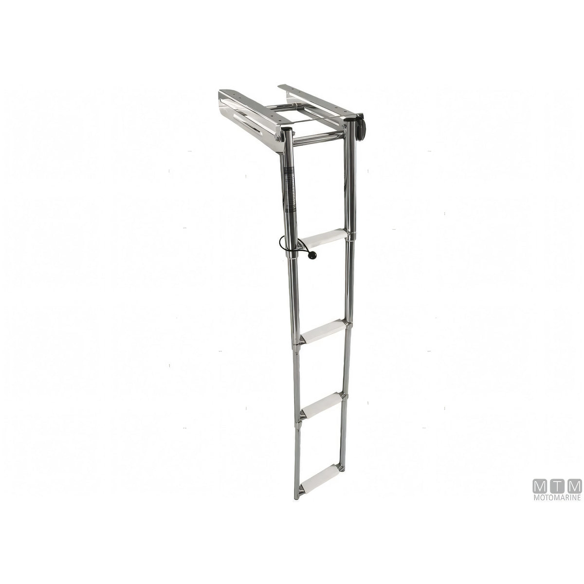 Motomarine scaletta telescopica slim acciaio inox — 4 gradini