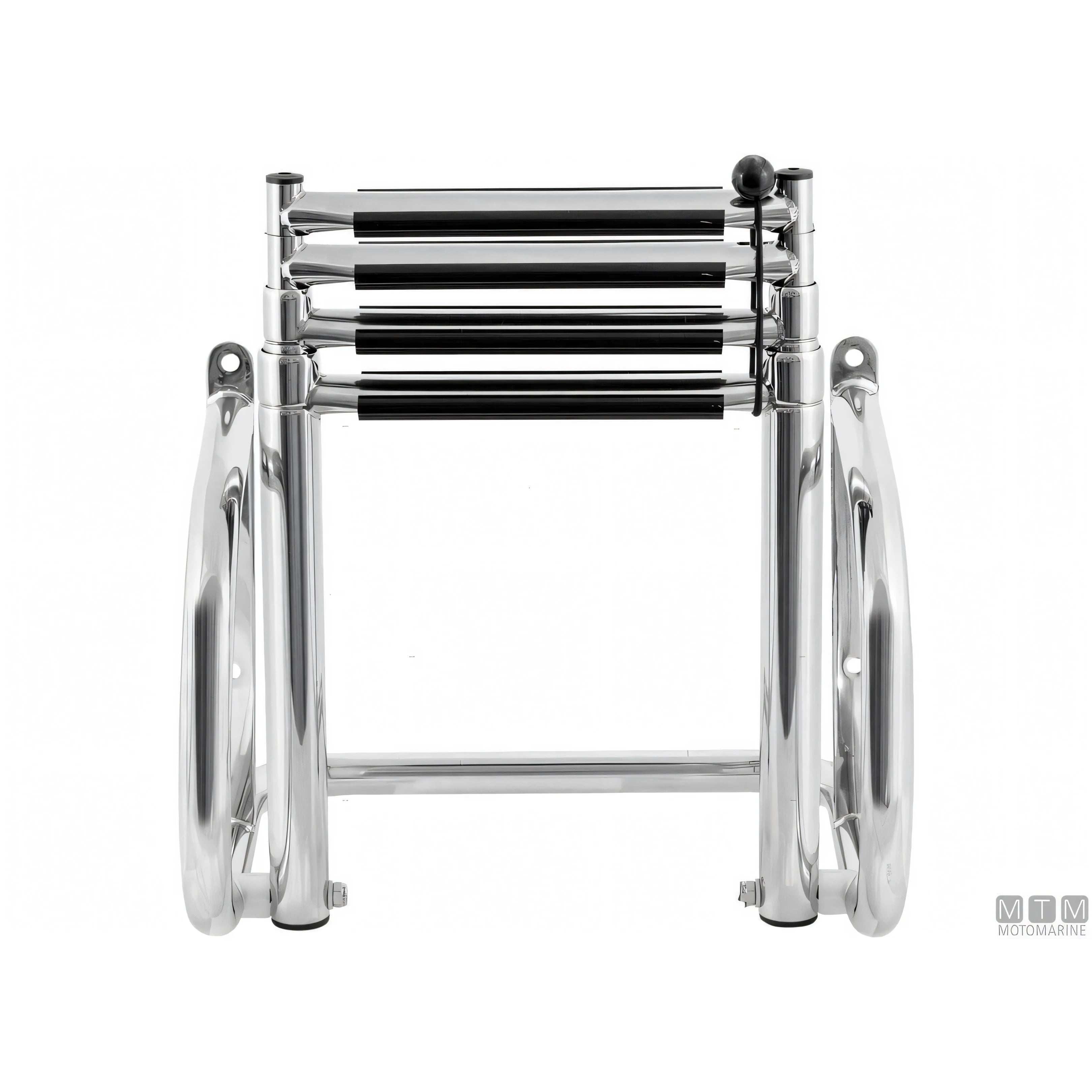 Motomarine scaletta telescopica con passamano in acciaio inox — 4 gradini