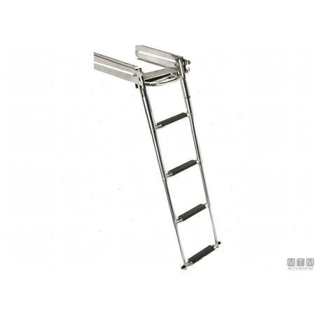 Motomarine scaletta telescopica acciaio inox — 4 gradini