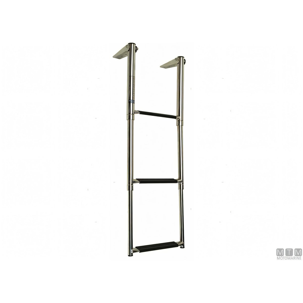 Motomarine Scaletta Telescopica Ribaltabile Acciaio Inox — 3 gradini