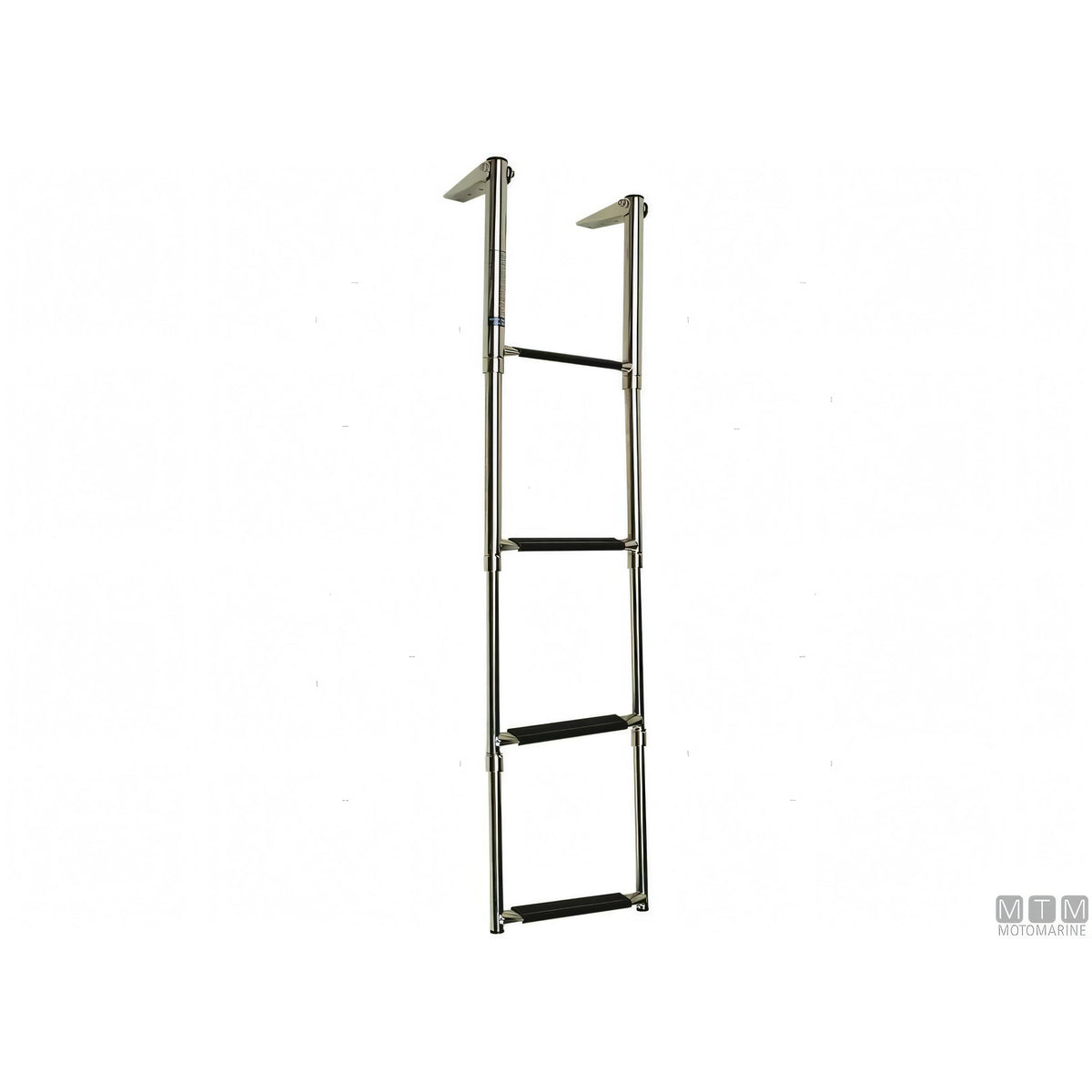 Motomarine Scaletta Telescopica Ribaltabile Acciaio Inox — 4 gradini