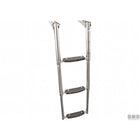MTM scaletta telescopica per plancetta in acciaio inox — 3 gradini