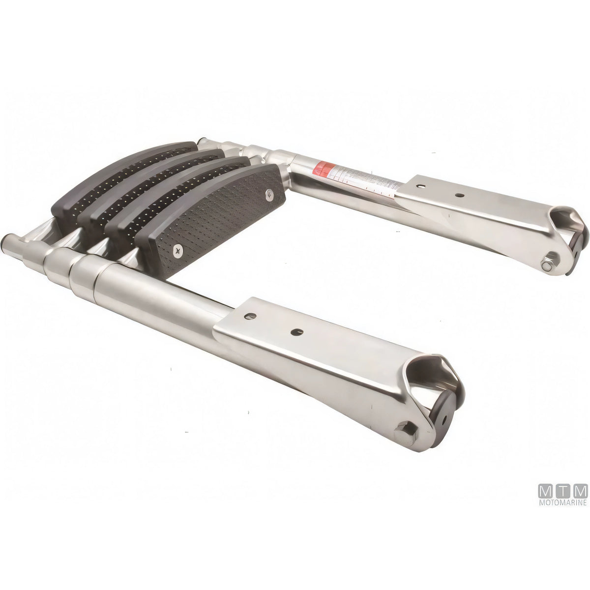 Motomarine scaletta telescopica per plancetta in acciaio inox — 4 gradini