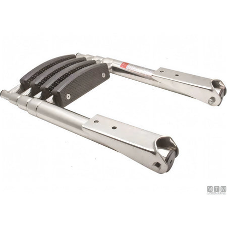 Motomarine scaletta telescopica per plancetta in acciaio inox — 4 gradini