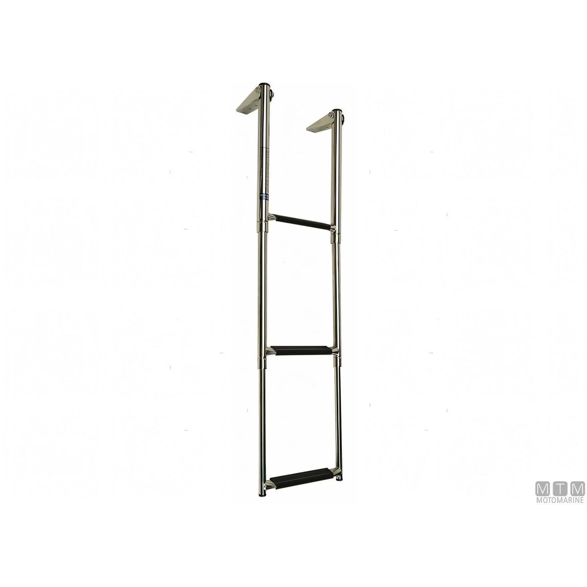 Motomarine scaletta telescopica slim acciaio inox — 3 gradini