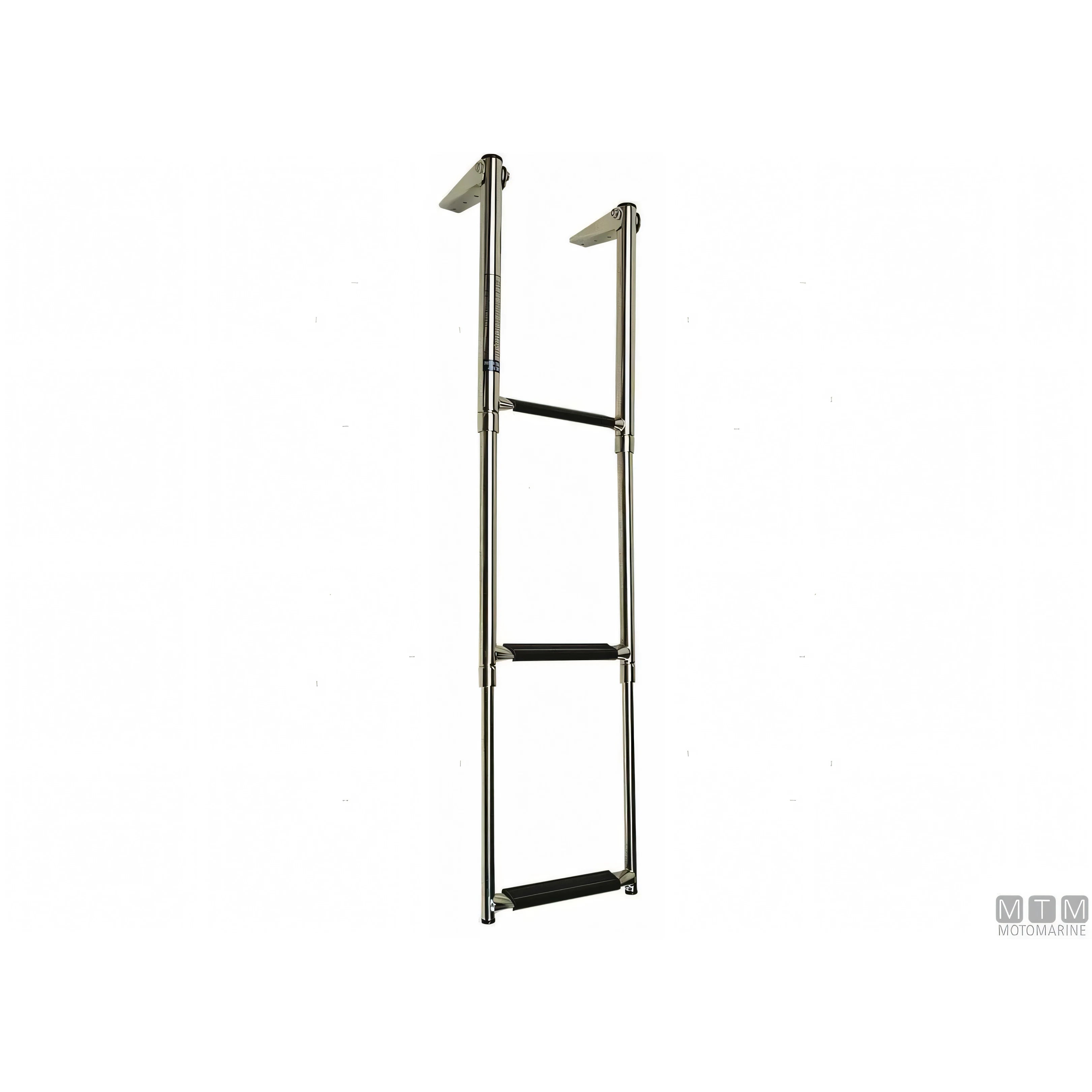 Motomarine scaletta telescopica slim acciaio inox — 3 gradini
