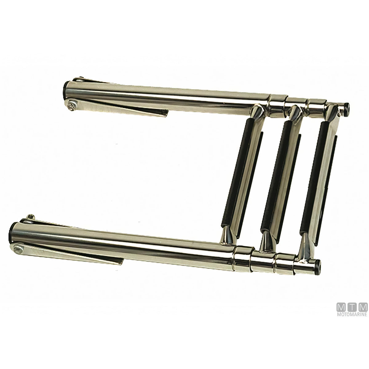 Motomarine scaletta telescopica slim acciaio inox — 3 gradini