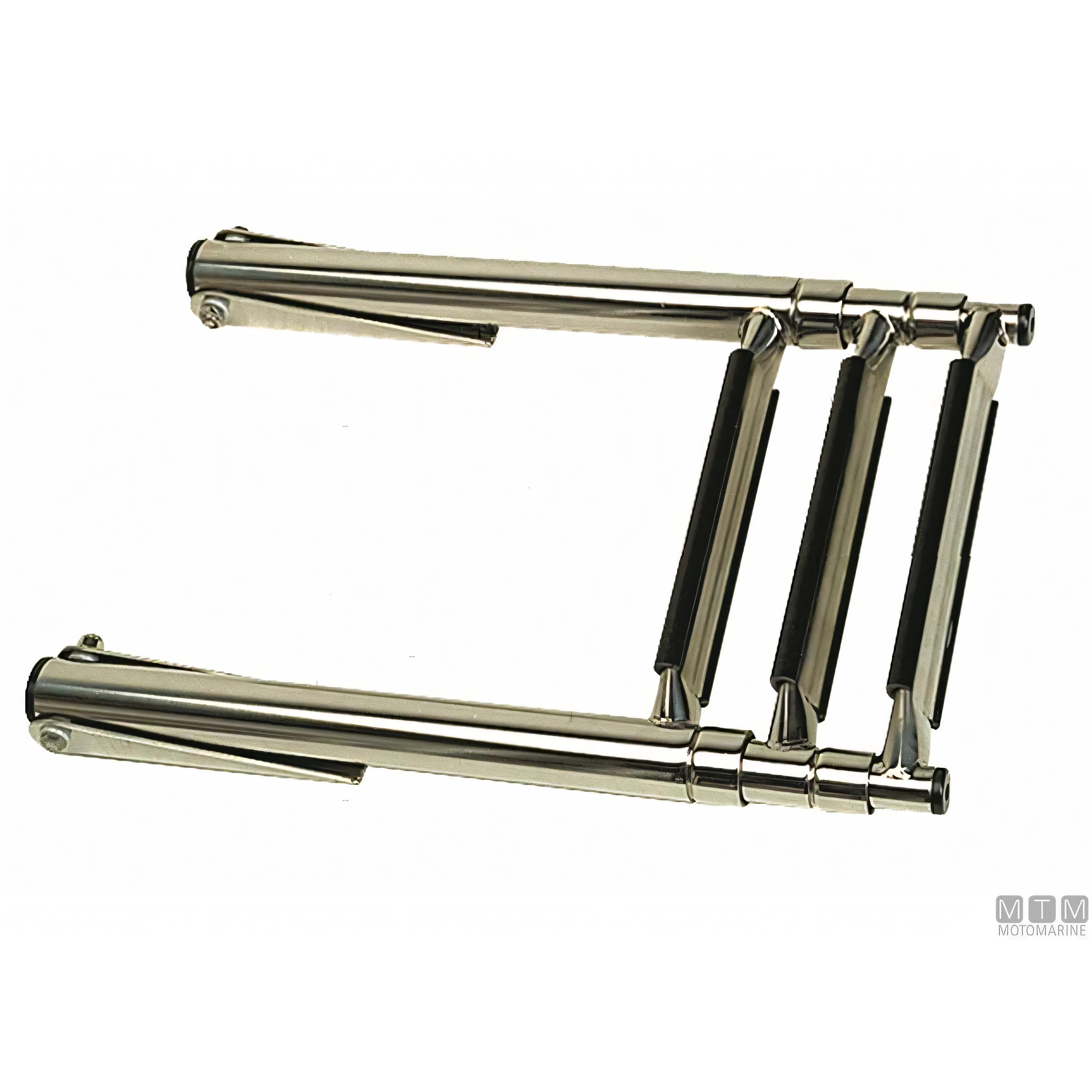 Motomarine scaletta telescopica slim acciaio inox — 3 gradini