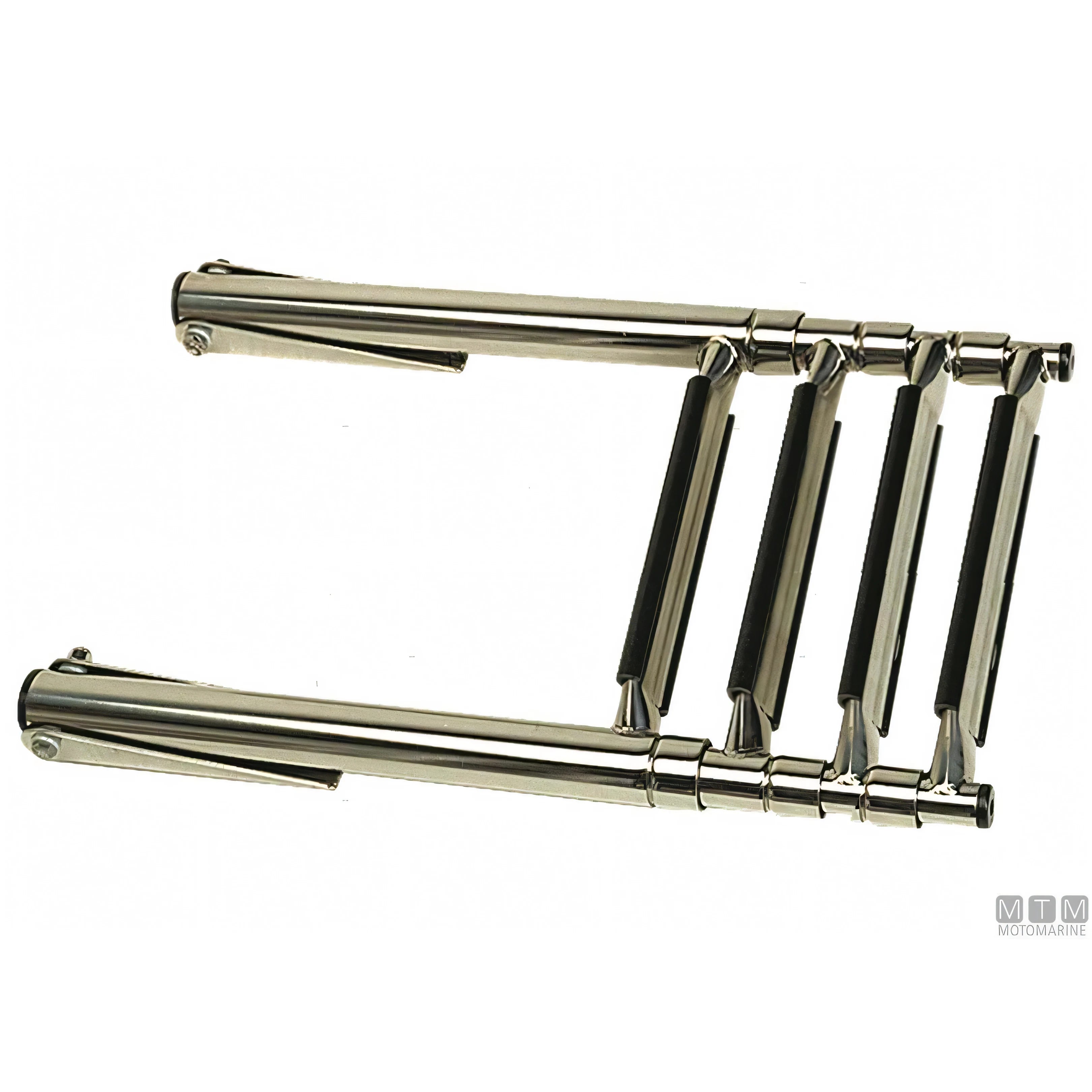 Motomarine scaletta telescopica slim acciaio inox — 4 gradini