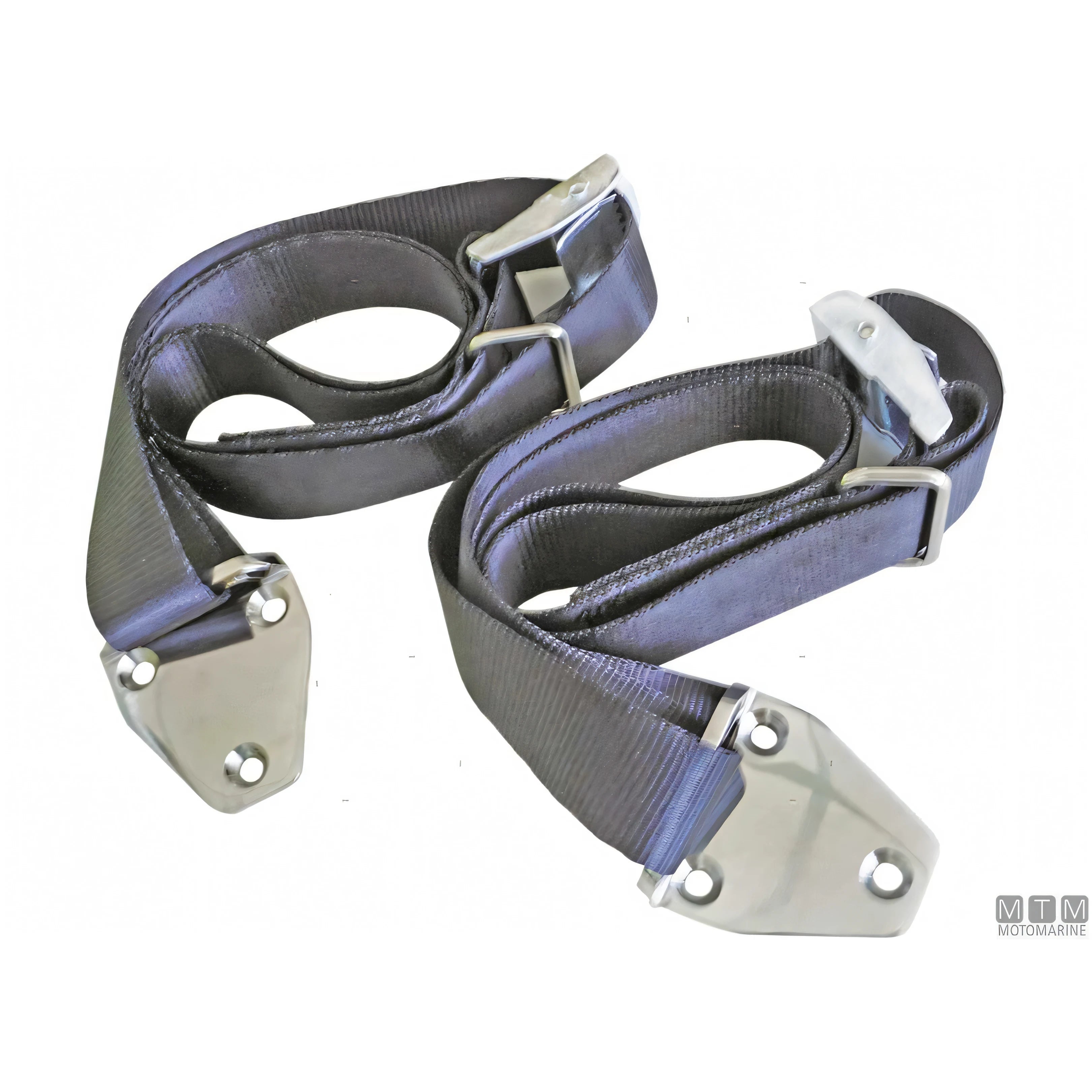Motomarine scaletta telescopica per gommoni in acciaio inox — 3 gradini