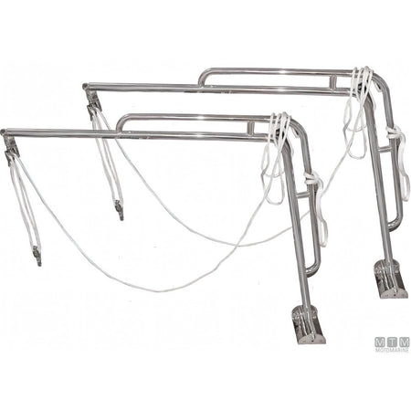 Motomarine coppia gruette on base acciaio inox 316 — Ø 42 mm