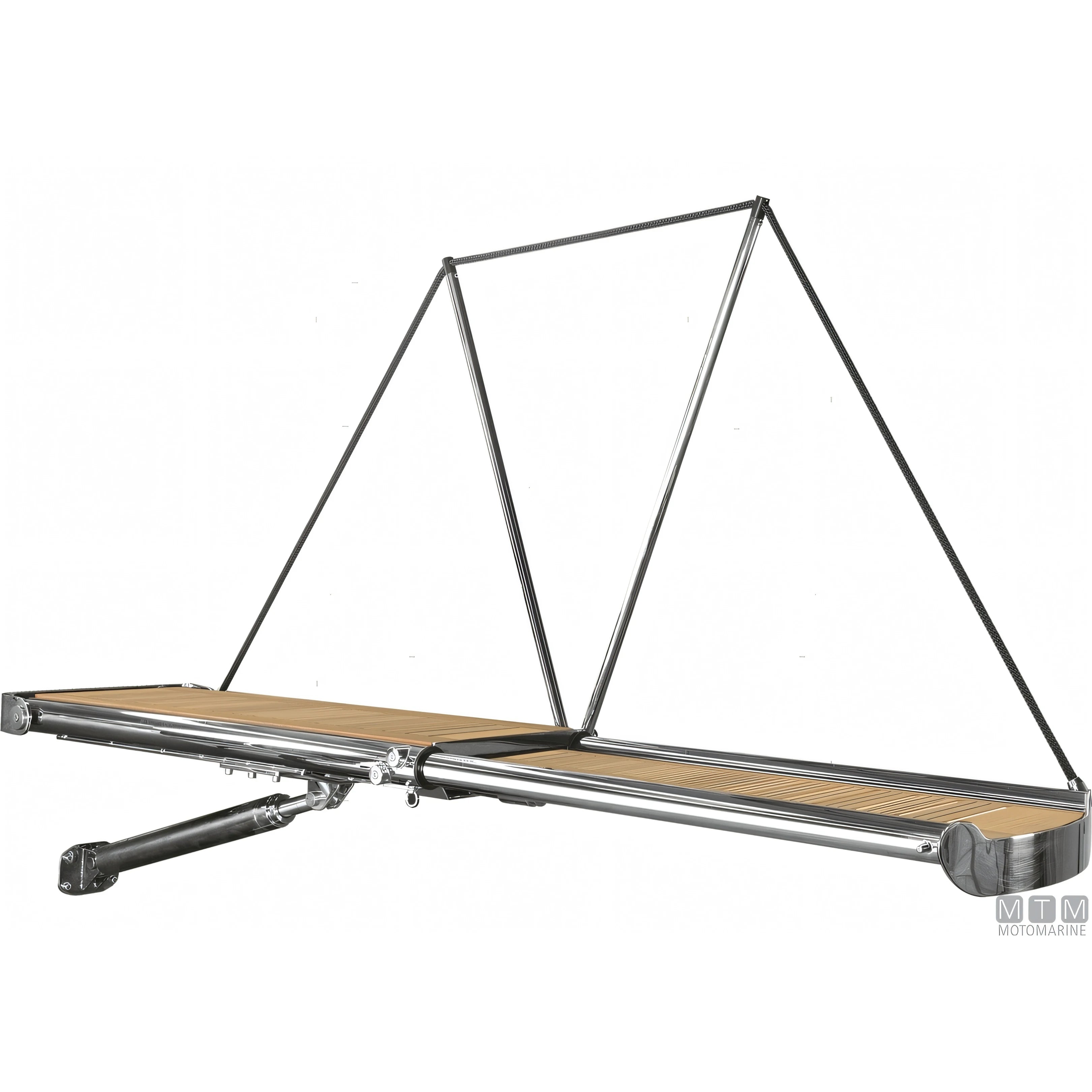 Motomarine passerella idraulica Smeraldo acciaio inox — 200 cm - 12V