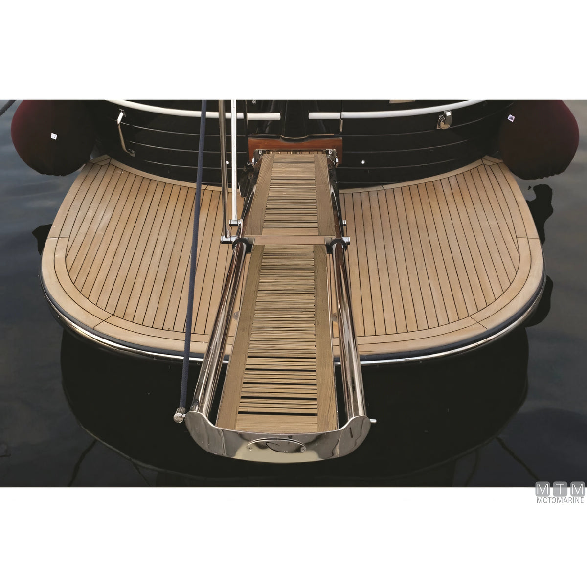 Motomarine passerella idraulica Smeraldo acciaio inox — 200 cm - 12V