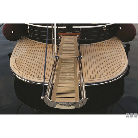 Motomarine passerella idraulica Smeraldo acciaio inox — 200 cm - 12V