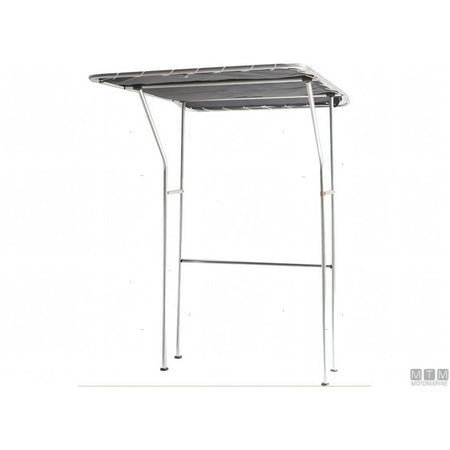 T-Top Motomarine in alluminio laccato e poliestere — Bianco