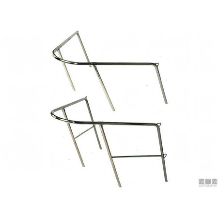 Motomarine Pulpito di Prua Sail Bow Acciaio Inox 316 — H 45 cm