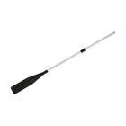 Remo in alluminio anodizzato argento con pala nera, lunghezza 210 cm, manico tubolare | Onautica