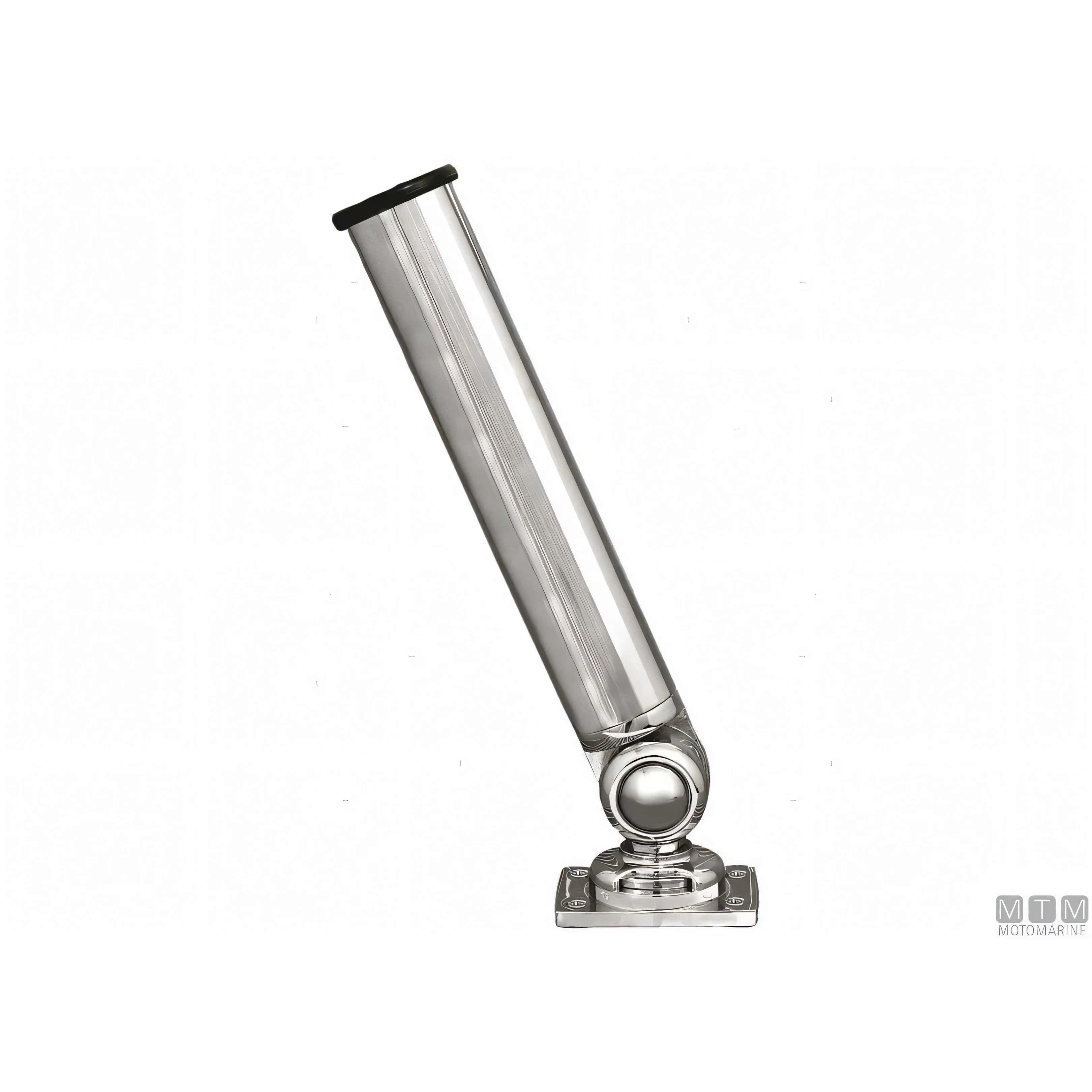 Motomarine supporto portacanne orientabile base cromata a click — Base 80x50 mm - H 300 mm