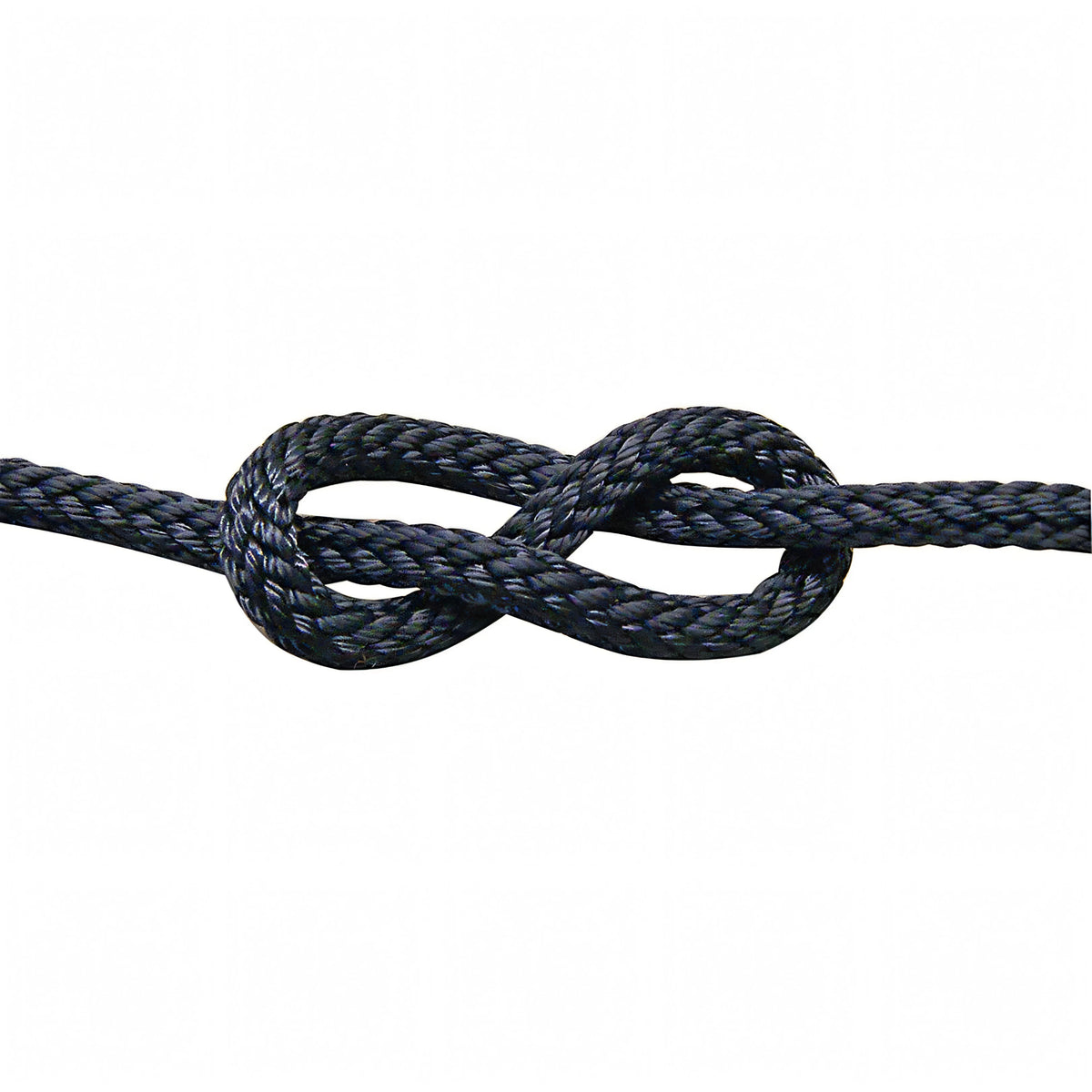 Bobina di treccia Roundline Cavalieri blu navy in poliestere a 12 legnoli