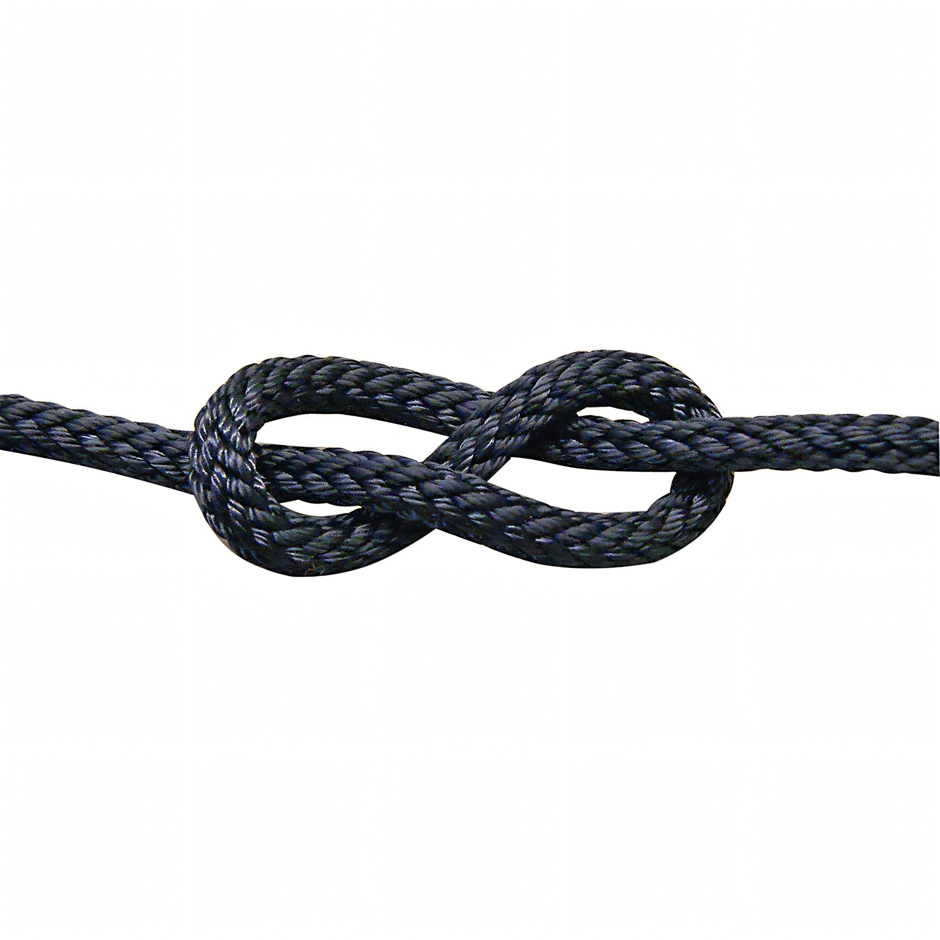Bobina di treccia Roundline Cavalieri blu navy in poliestere a 12 legnoli