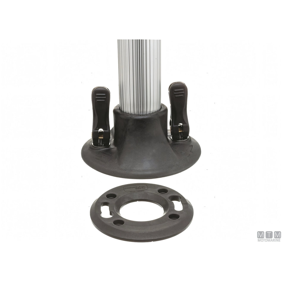 Motomarine Supporto Tavolo Garelick Twist-Lock alluminio plastica — H 65 cm