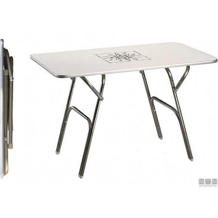 Forma tavolo pieghevole melamina alluminio per barca — 88x44 cm - H61 cm