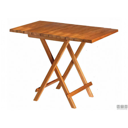 Marine Business tavolo pieghevole in teak con ferramenta inox AISI 316