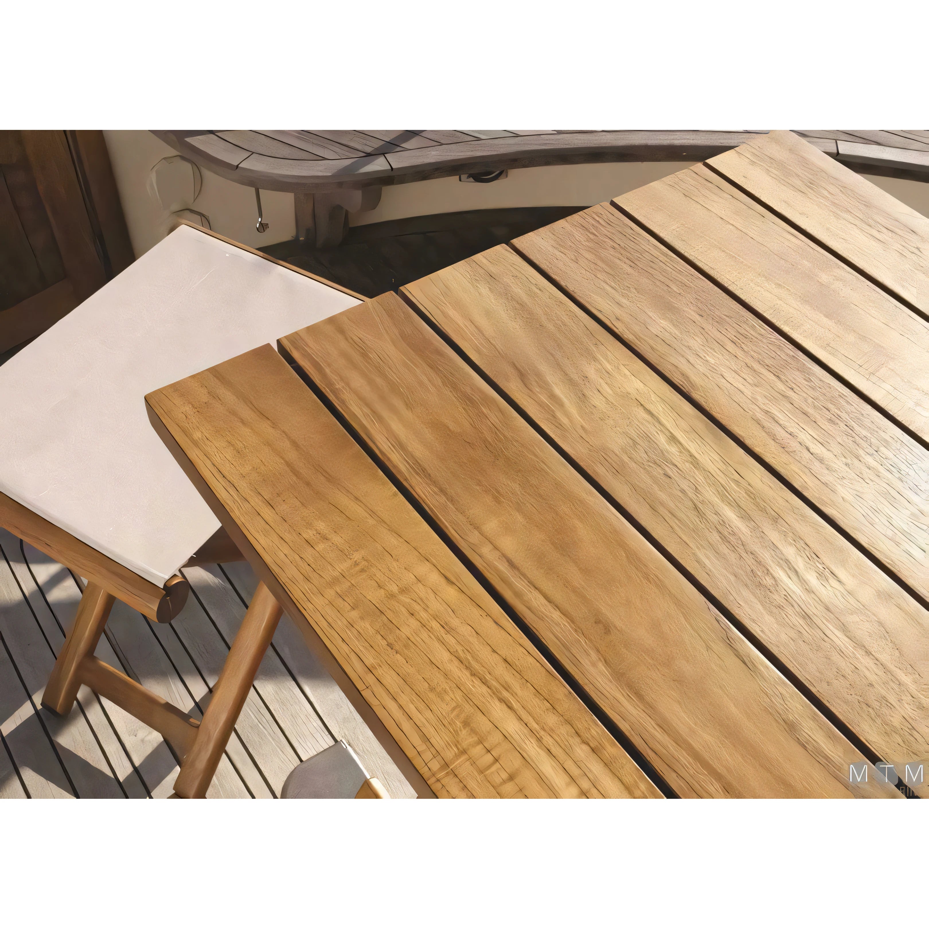 Marine Business tavolo pieghevole in teak con ferramenta inox AISI 316 — vista 2