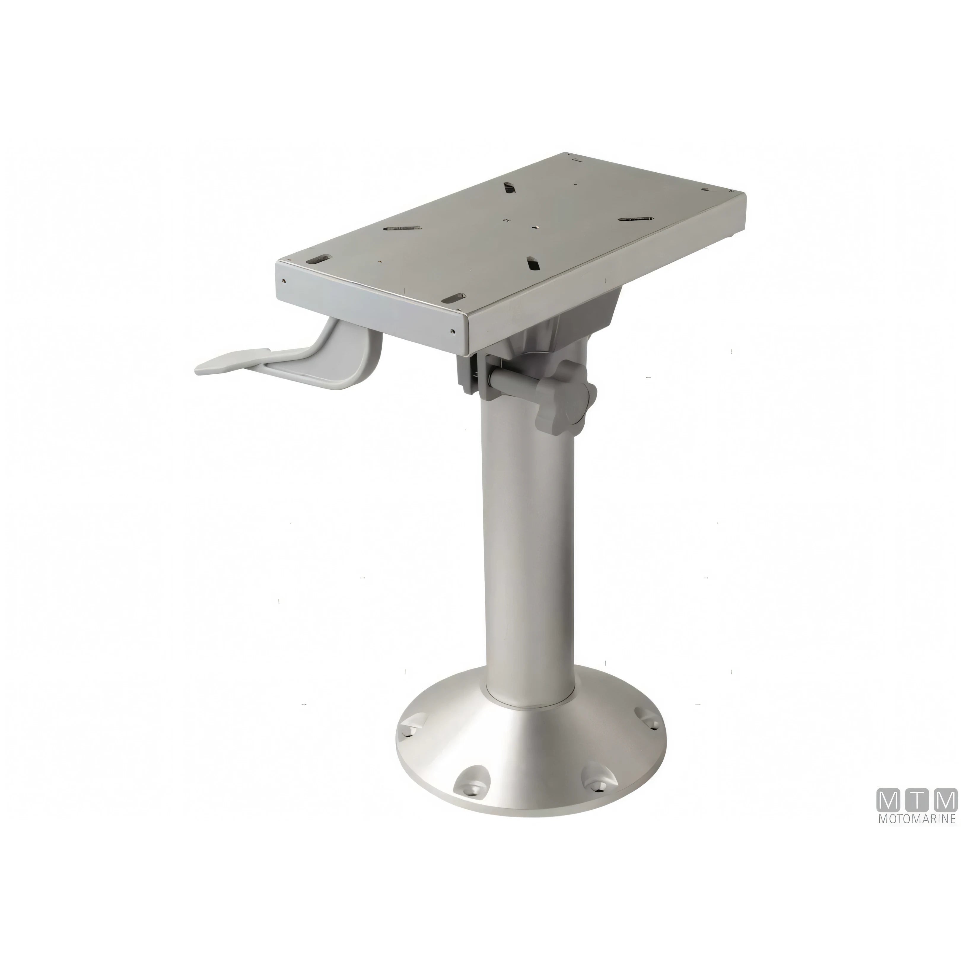 Motomarine supporto sedile fisso con slitta in alluminio — H 475 mm