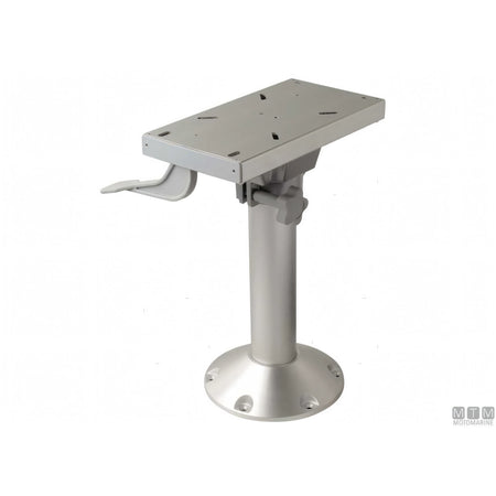 Motomarine supporto sedile fisso con slitta in alluminio — H 475 mm