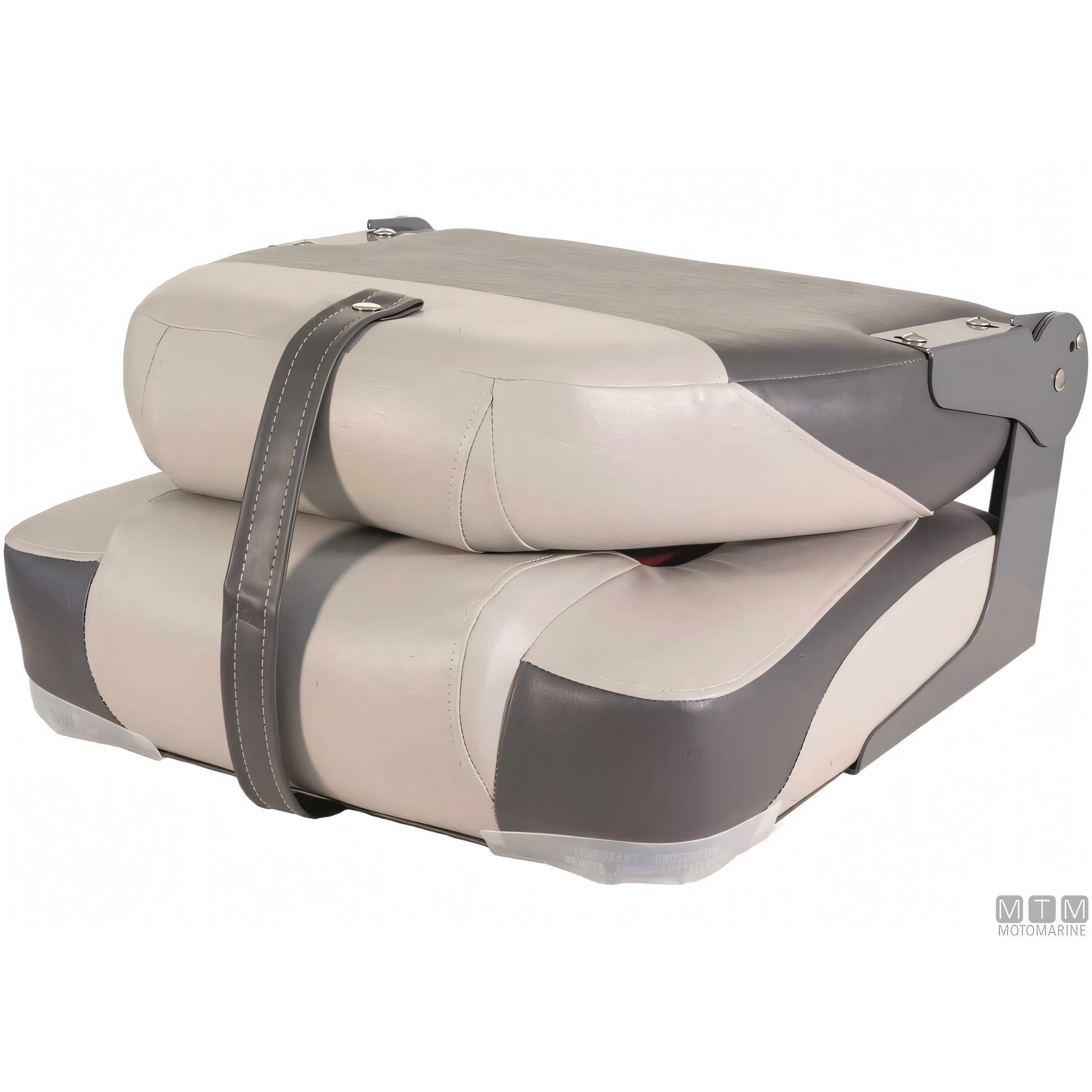 Motomarine sedile pieghevole Premium Soft imbottitura soft — Bianco/Blu