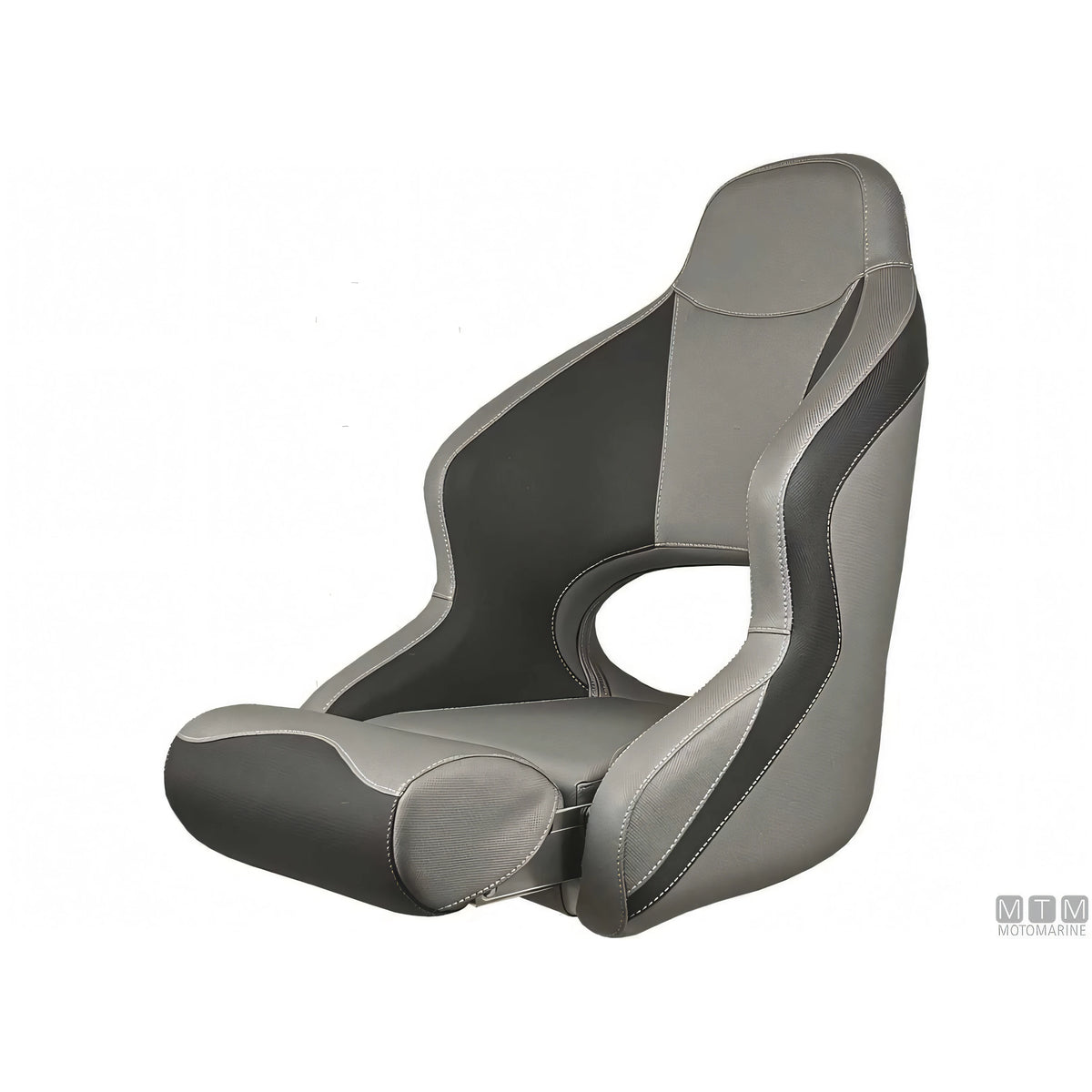 Ocean Poltroncina 52 Flip-Up scocca in Polietilene — Grigio/Nero