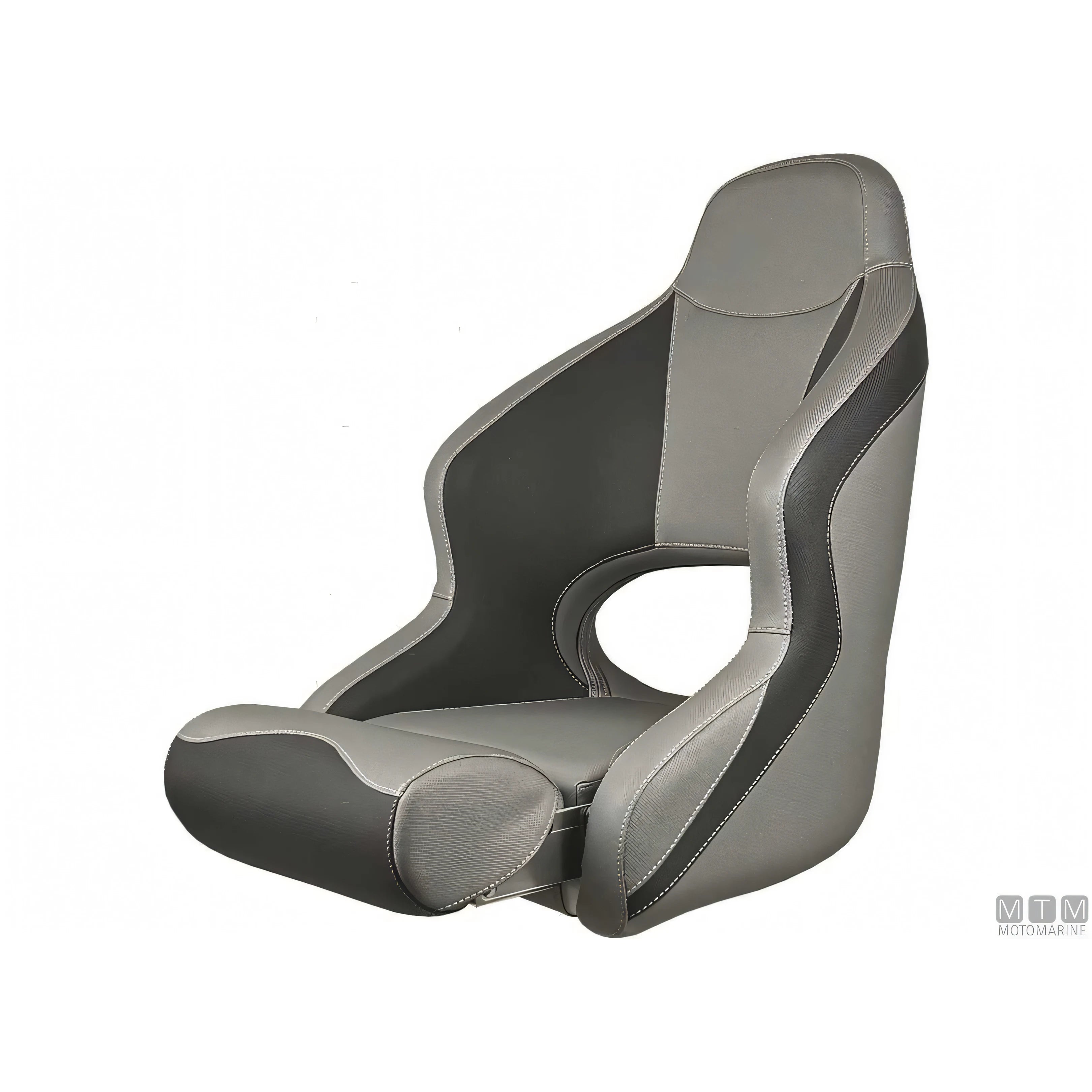 Ocean Poltroncina 52 Flip-Up scocca in Polietilene — Grigio/Nero