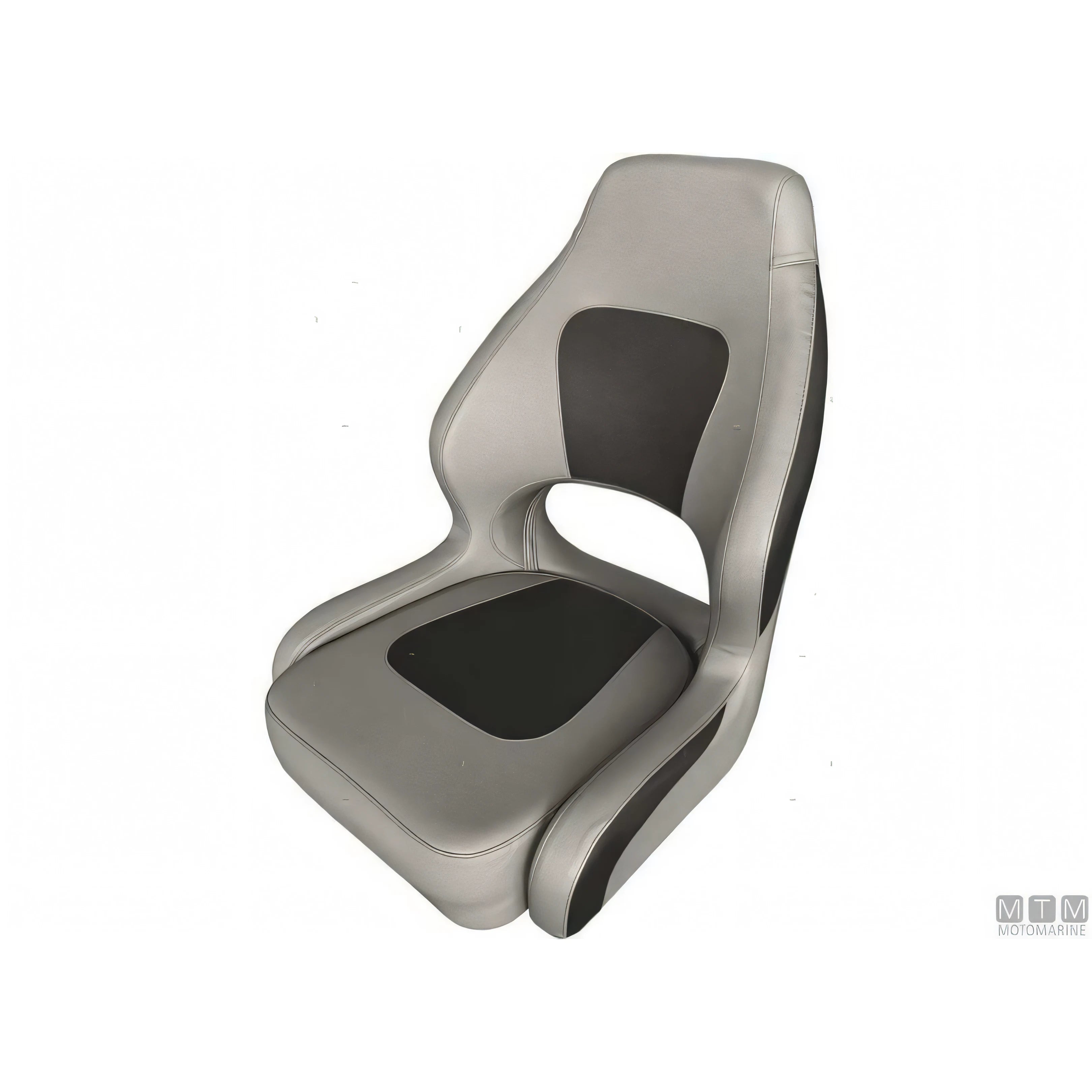 Ocean Poltroncina 52 in polietilene e vinile marino — Grigio/Nero