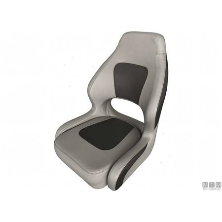 Ocean Poltroncina 52 in polietilene e vinile marino — Grigio/Nero