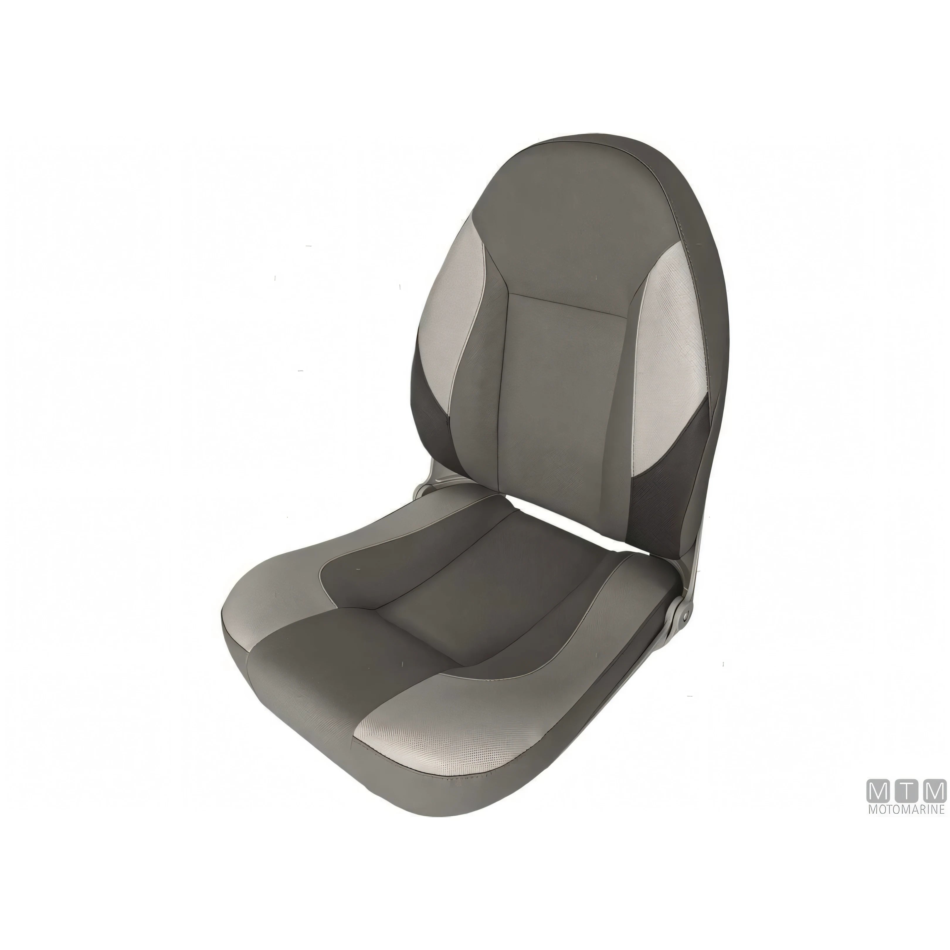 Motomarine Poltroncina Captain CP48 in Polietilene — Grigio/Nero