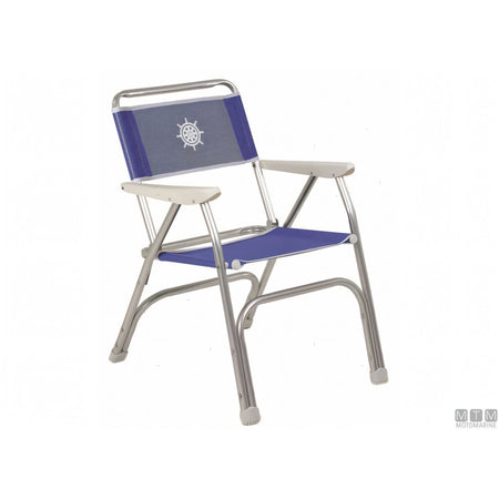 Forma Marathon M100P poltroncina pieghevole in alluminio — Blu Royal