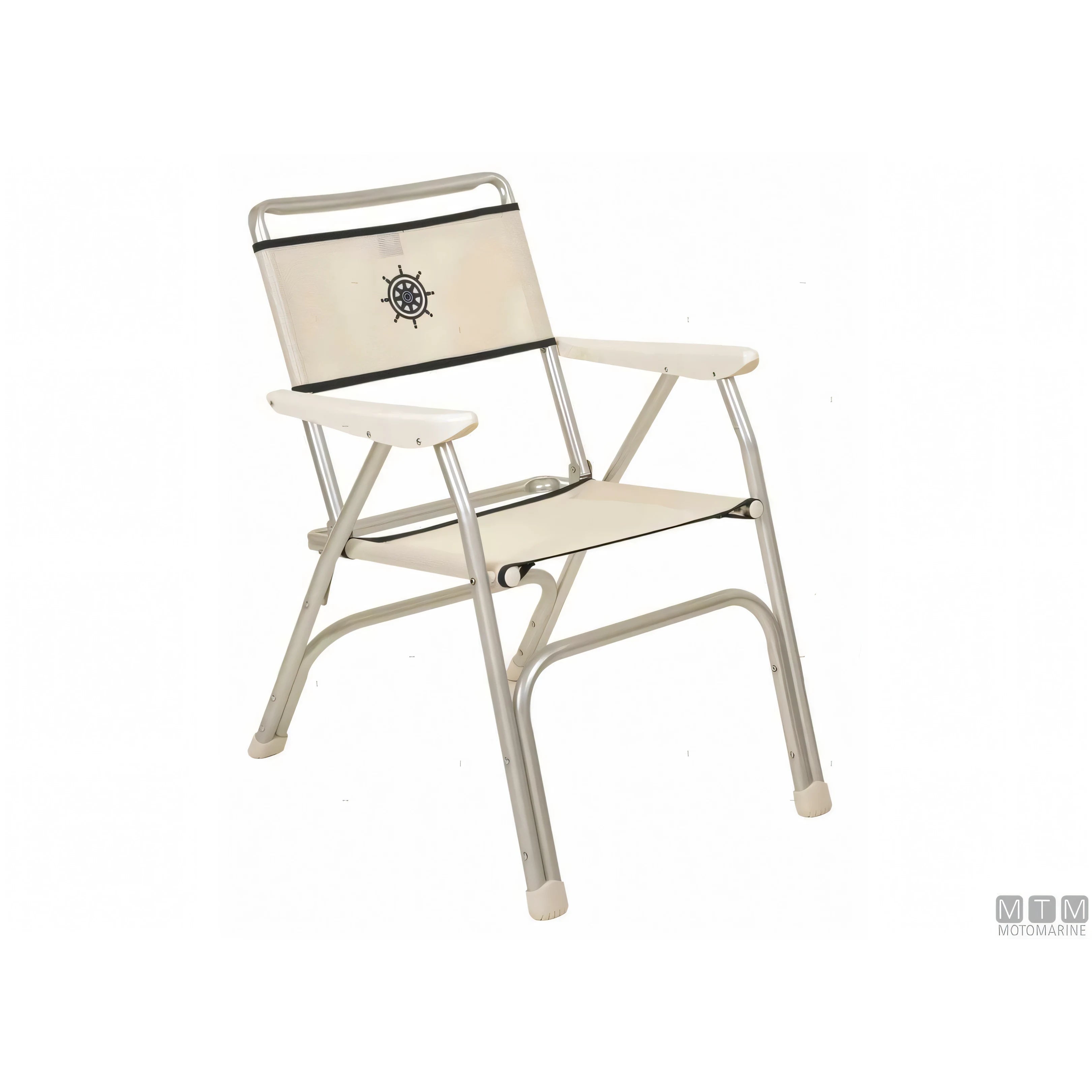 Forma Marathon M100P poltroncina pieghevole in alluminio — Bianco