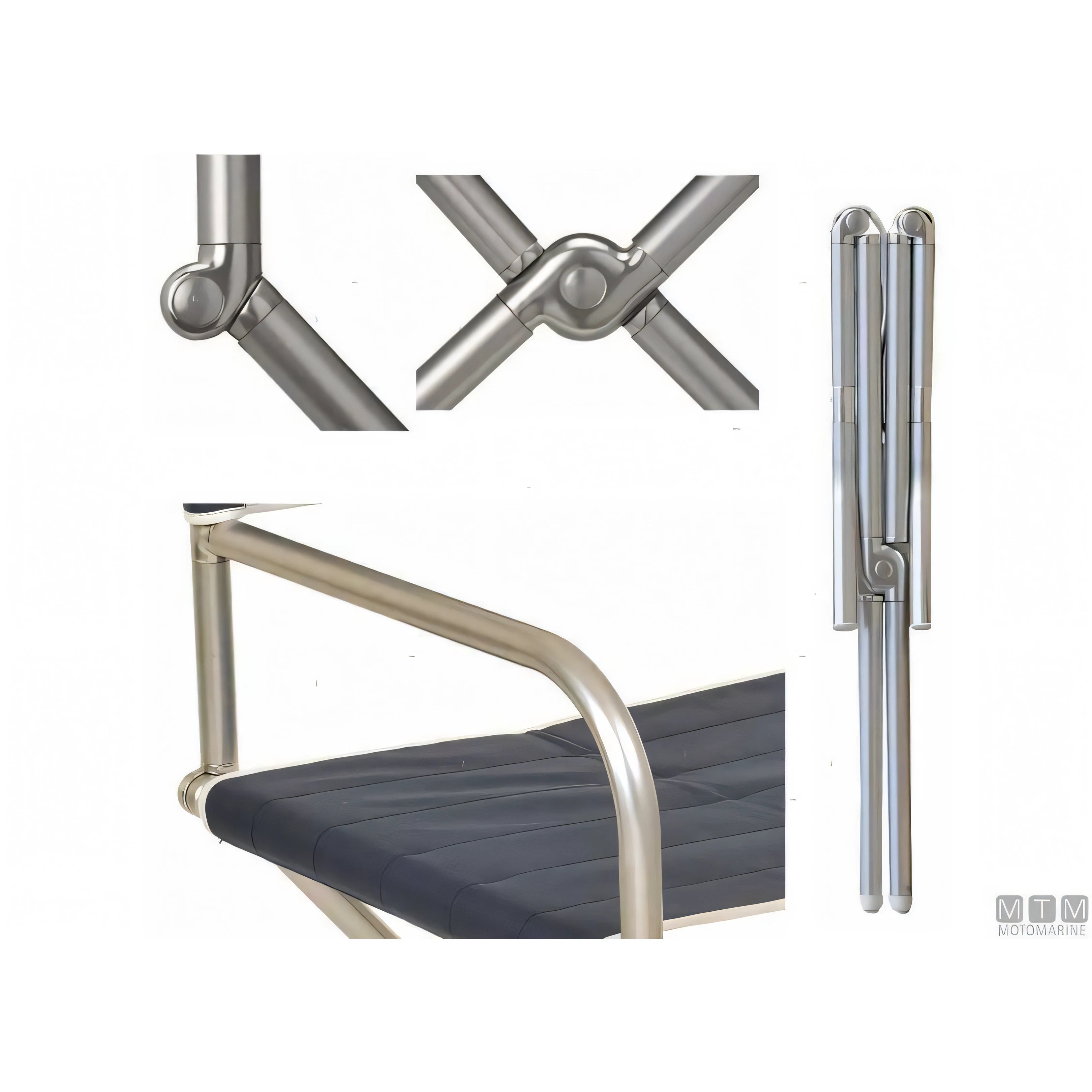 Forma Astron A6000 poltroncina pieghevole in alluminio — Blue Navy