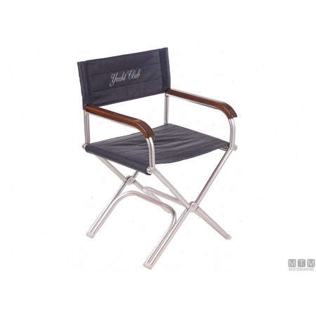 Forma poltroncina pieghevole Astron A6000T in alluminio — Blue Navy