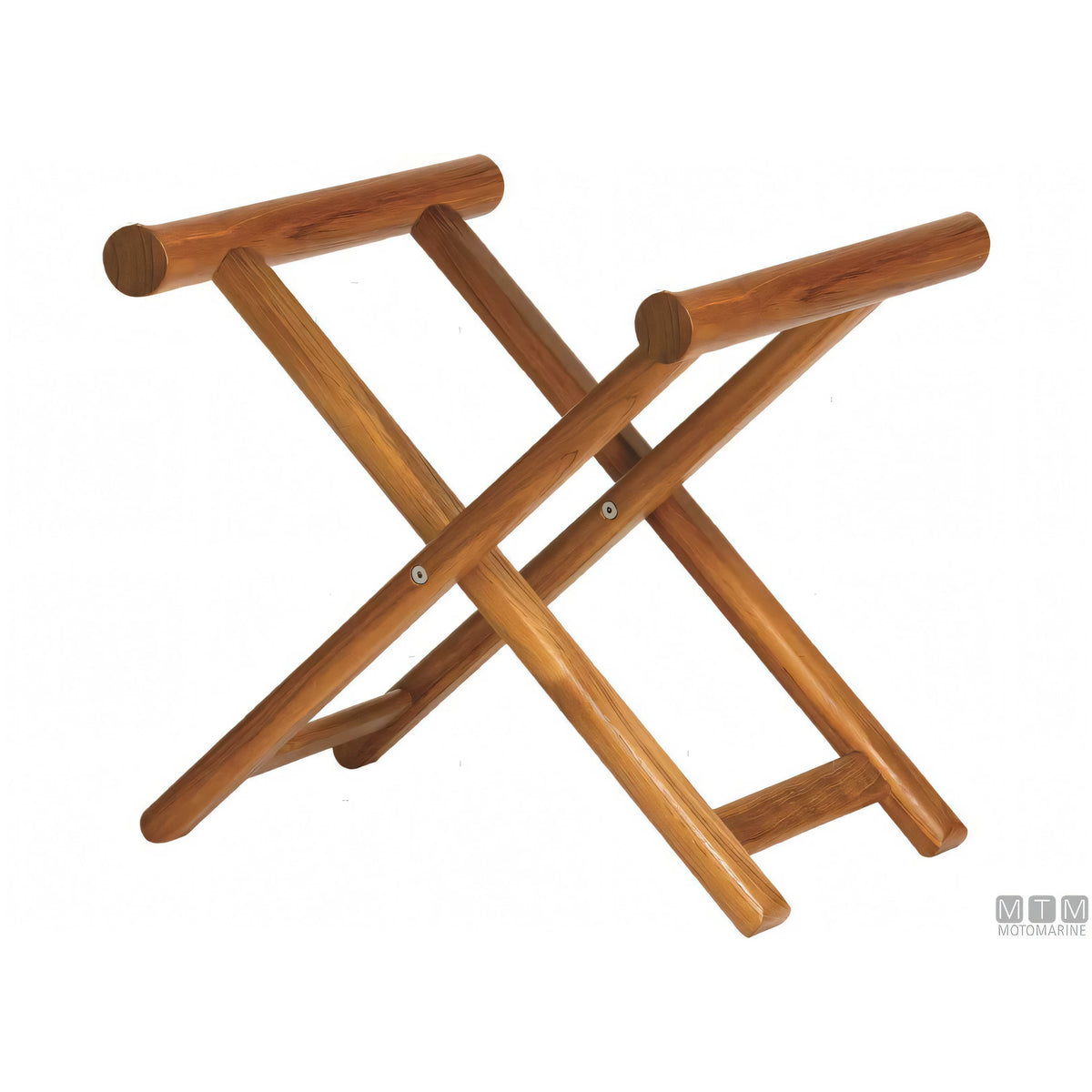 Marine Business sgabello pieghevole in teak con tessuto Olefina — Struttura senza tessuto
