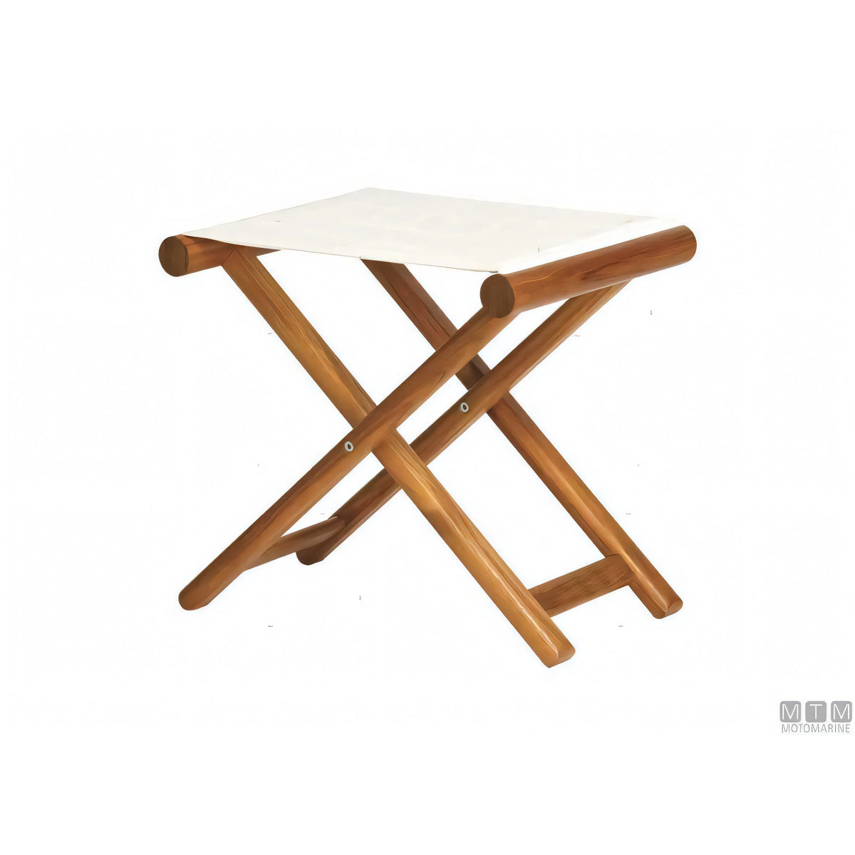 Marine Business sgabello pieghevole in teak con tessuto Olefina — vista 5