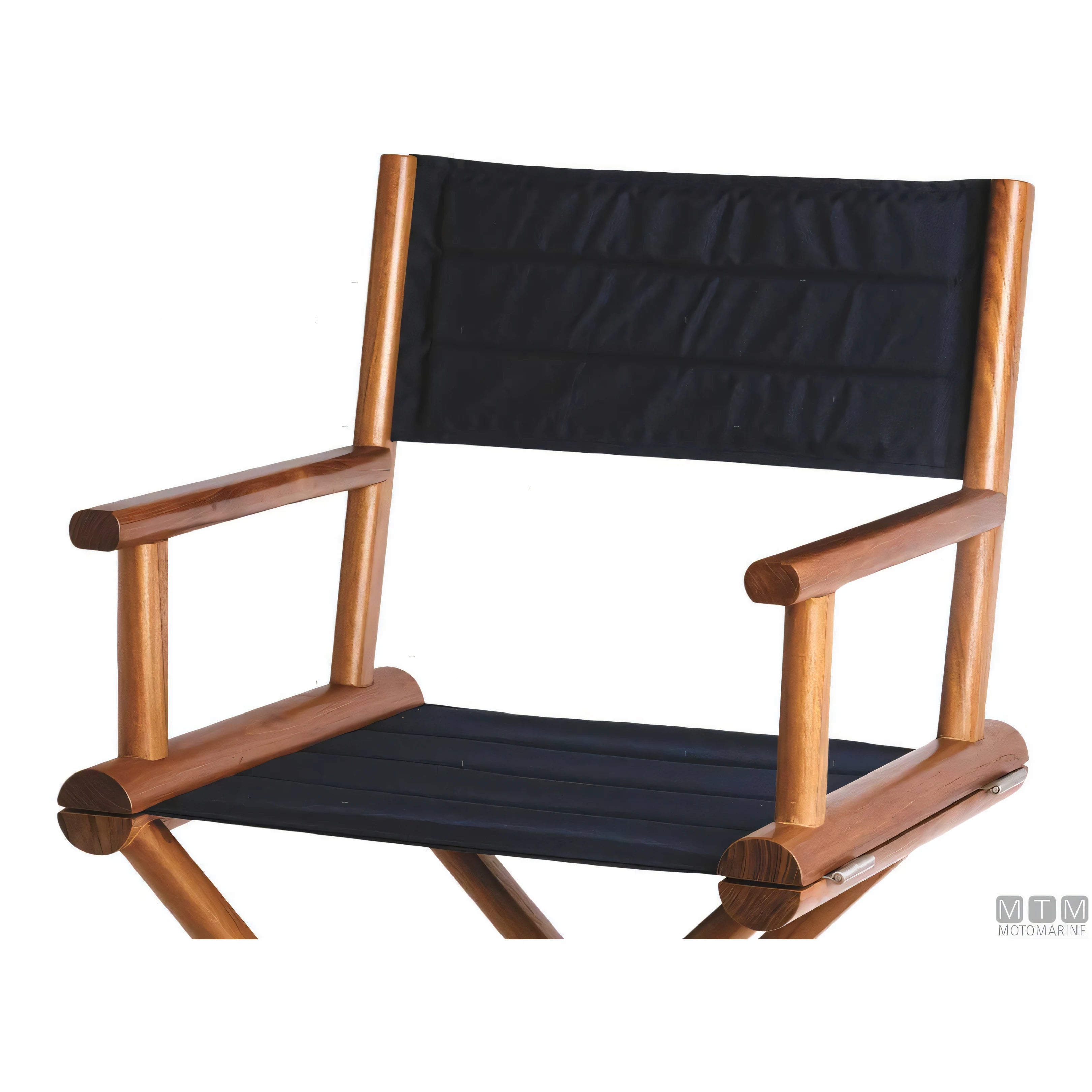 Marine Business Poltroncina Regista Teak — Tessuto Blu Navy