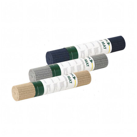 Tre rotoli tovagliette antiscivolo Stay Mat in colori navy, grigio e beige, materiale intrecciato | Onautica