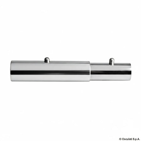 Raccordo giunzione telescopico inox lucido per tubo 25x1,2 mm con perni di fissaggio | Onautica