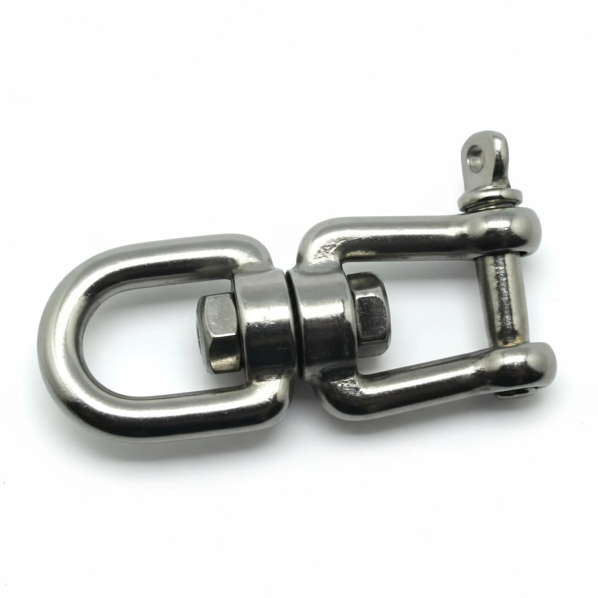 Girella occhio-forcella in acciaio inox AISI 316 Ø 10 mm color argento lucido | Onautica