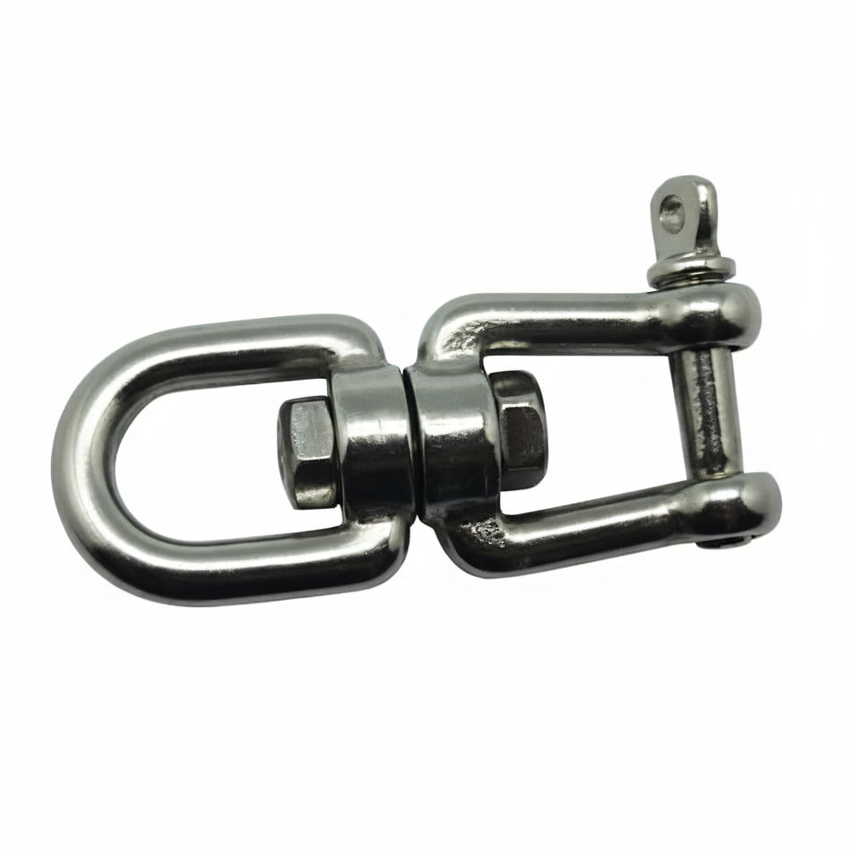 Girella occhio-forcella Ø 13 mm in acciaio inox AISI 316 lucido, connettore girevole nautico | Onautica