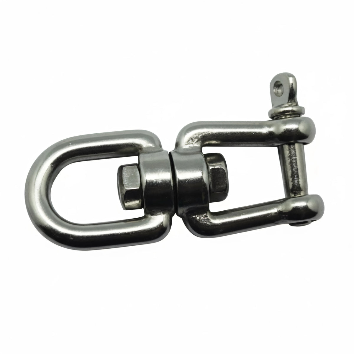 Girella occhio-forcella Ø 8mm in acciaio inox AISI 316 colore argento lucido | Onautica