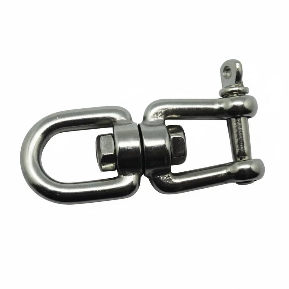 Girella occhio-forcella Ø 8mm in acciaio inox AISI 316 colore argento lucido | Onautica